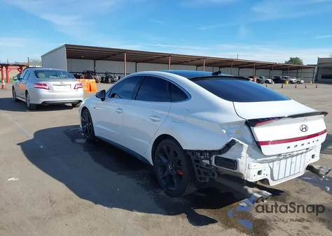 2022 Hyundai Sonata N Line Night Edition from USA, damaged, VIN 5NPEK4JC3NH146337